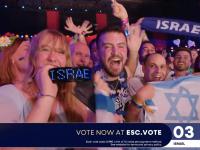 eurofans de Israel en Viena durante Eurovisión