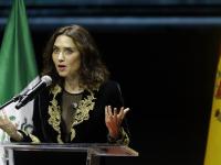 La presidenta de la Comunidad de Madrid, Isabel Díaz Ayuso, en México.