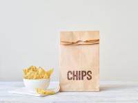 Bolsa de patatas en una imagen de archivo