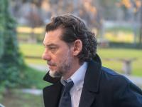 Jonathan Andic en el funeral de su padre, Isak Andic