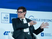Salvador Illa, en el Cercle d'Economia