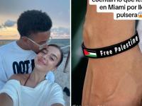 La influencer Lucía Correa y su pareja, Maxime.