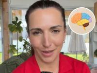Marta Marcé y un cerebro