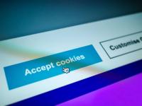 Accept cookies button on web page