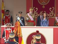 La princesa Leonor, el rey Felipe VI y la reina Letizia.