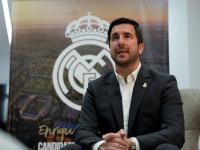 Enrique Riquelme, en su 'cuartel general' de candidato