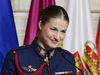 La princesa Leonor en su discurso tras recibir la Medalla de Oro de la Región de Murcia