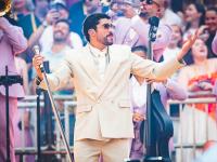Bad Bunny en su concierto en el Riyadh Air Metropolitano de Madrid.