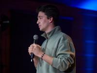 Ignacio Dancausa, en un acto de Nuevas Generaciones de Madrid, este mes de marzo