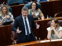 Mariano de Paco, durante la sesión de este jueves en la Asamblea
