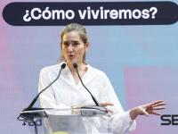 Sara Aagesen, en el Foro Seremos, organizado por la Ser, este jueves en Madrid.