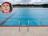 Lucas, escocés, habla sobre las piscinas en Madrid.