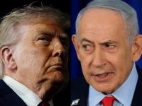 El presidente de EEUU, Donald Trump, y el primer ministro de Israel, Benjamin Netanyahu, en sendas imágenes de archivo.