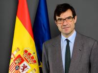 El diplomático y escritor Juan González-Barba, en una imagen de su época como secretario de Estado para la Unión Europea.