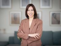 La ministra Diana Morant, durante su entrevista con El HuffPost