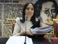 Mercedes González, en el Senado este martes