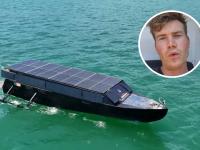 Navega desde Finlandia hasta Ibiza con un barco solar construido por él mismo