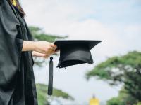 Un estudiante graduado, en una imagen de archivo