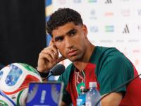 Achraf Hakimi, en una imagen de archivo, con los colores de la Selección de Fútbol de Marruecos.