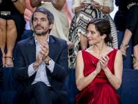 Imagen de archivo del ministro de Cultura, Ernest Urtasun (Sumar), y la presidenta de la Comunidad de Madrid, Isabel Díaz Ayuso.