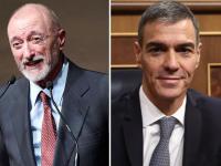 Fotomontaje de Arturo Pérez-Reverte y Pedro Sánchez.