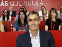 El presidente del Gobierno, Pedro Sánchez, durante la reunión del Comité Federal del PSOE.