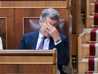 MADRID, SPAIN - JUNE 24: The leader of the PP, Alberto Nuñez Feijoo, during a plenary session in the Congress of Deputies on 24 June 2026, in Madrid, Spain. The Prime Minister appears before the Lower House to report on the political situation following developments in the investigations into his wife, the ‘Leire case’ and former Prime Minister Zapatero, as well as the Supreme Court’s conviction of former minister Abalos, his adviser Koldo, and businessman Victor de Aldama. (Photo By Gustavo Valiente/Europa Press via Getty Images)