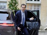 El ministro de Trabajo francés, Jean-Pierre Farandou, llega a una reunión del Ejecutivo galo.