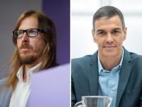Pablo Fernández y Pedro Sánchez, en una imagen de archivo.