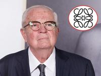 Una imagen de archivo de Enrique Loewe Lynch y otra del logo de Loewe