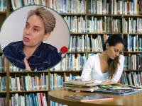 La profesora Olga García