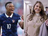 Fotomontaje de Kylian Mbappe y Celeste Amarilla.