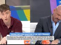 Rubiño responde a Jaime de los Santos en 'Espejo Público'.