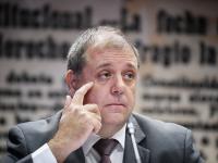 Juan Manuel Serrano, durante una comparecencia en el Senado