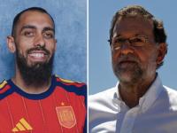 Borja Iglesias y Mariano Rajoy