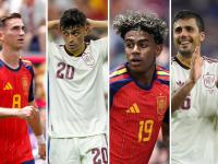 Jugadores de la selección española en el Mundial