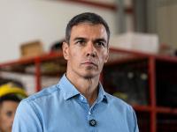 TURRE, SPAIN - JULY 13: Pedro Sanchez, Prime Minister of Spain, looks on during a visit to the Advanced Operative Command point following the deadly Los Gallardos wildfire on July 13, 2026 in Turre, Almeria province, Spain. At least thirteen people have died and more than 23 are still missing after the fire, which has now been mostly brought under control, broke out in Spain's southern province of Almería on July 9. (Photo by Pablo Blazquez Dominguez/Getty Images)