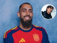 Héctor Bellerín se cuela en la celebración de España para decirle a Borja Iglesias lo que muchos piensan: "Tenemos mucha suerte de tenerte"