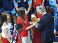 La familia real en la celebración del mundial
