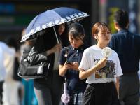 Imagen de archivo de una ola de calor en Japón