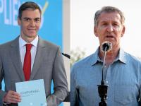 Pedro Sánchez y Alberto Núñez Feijóo