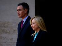 Pedro Sánchez y Giorgia Meloni, en un posado