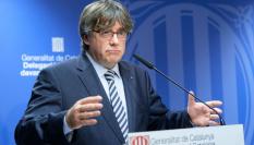 El expresident de la Generalitat y pieza clave en la posición de Junts, Carles Puigdemont, en una imagen de archivo.