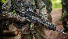 Imagen de archivo de un fusil HK G36 del Ejército alemán.