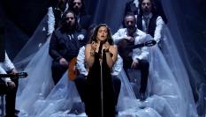 Rosalía durante su actuación en la gala de los Latin Grammy el pasado 16 de noviembre.