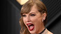 La cantante Taylor Swift, en los Grammy 2024.