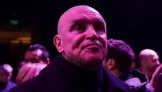 José Luis Espert durante un acto político en Buenos Aires antes de su renuncia como candidato de La Libertad Avanza.