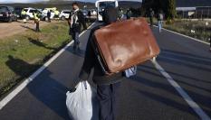 Derribo de asentamiento chabolista en Nijar(Almería)