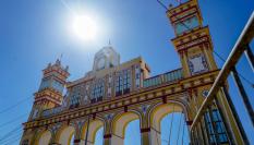 Portada del ferial en Sevilla