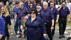 Falangistas en el responso de Primo de Rivera en San Isidro